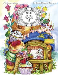 These alphabet coloring sheets will help little ones identify uppercase and lowercase versions of each letter. Nice Little Town Adult Coloring Book Stress Relieving Coloring Pages Coloring Book For Relaxation 9781725594920 Bogema Stolova Tatiana Books Amazon Com