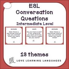 Use This Set Of Intermediate Esl Conversation Starters And Speaking Prompt Cards To Get Even Your Most French Conversation This Or That Questions Learn French