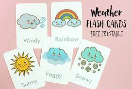 free printable weather flash cards preschool twinkl phonics flashcards