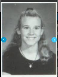1995 Yearbook Photo with Unique Hair