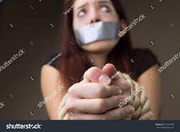 Woman Gagged Tied Hands Stock Photo 573461338 | Shutterstock