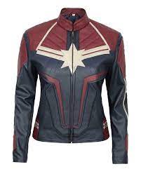 Womens Carol Danvers Super Heroes New Style Costume All Sizes Available Marvel Jacket Leather Jackets Women Captain Marvel Costume