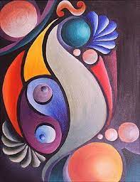 Festival By Reina Cottier Abstract Art Painting Art Art Drawings