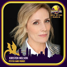 Clearly we need someone to keep the Psychos in line at #DragonCon2025, so  we're bringing in the Chief. Kirsten Nelson will be joining us in ATL!