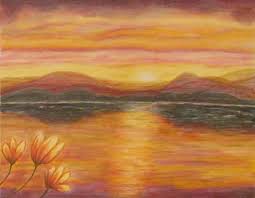 Beach Colored Pencil Drawing Drawing Art Ideas Sunset mountain watercolor paint kit let s make art.