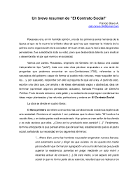 Jean jacques rousseau, es el autor de el contrato social, pieza. Resumen Contrato Social De Rousseau Pdf