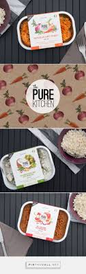 The Pure Kitchen Healthy Tasty Meals By Rowdy Studio Source Behance Pin Curated By Sfield Healthy Food Packaging Vegetable Packaging Healthy Food Delivery