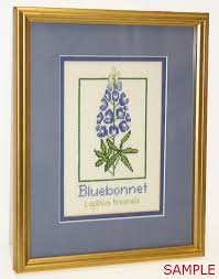 Because my pdf patterns are sold as digital files, i am unable to offer refunds on them. Bluebonnet Cross Stitch Kit The George Bush Museum Store