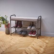 Previous post edelstahl garderobe mit hutablage. Living Style Schuhregal Mit Sitzauflage Aldi Sud