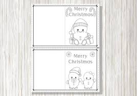 Printable christmas cards to color: Printable Christmas Cards For Kids