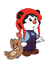 The Littlest Inkblot I Ve Drawn A Lot Of Little Wakko But This One Is Def Like My Second Fave At Least Look At The P 80s Cartoons Cartoon Movies Cartoon