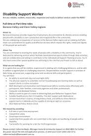 We did not find results for: Disability Support Worker Advert Barossa Enterprises