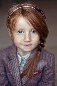 Vesnushka Red Hair Blue Eyes Beautiful Red Hair Beautiful Children
