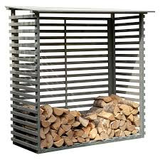 Kaminholzregal Taunus 100 X 195 X 201 Cm Holz Hellgrau Kaminholzregal Holzschuppen Brennholz Lagerung