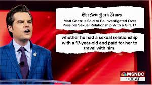 Matt gaetz is said to face justice dept. Jdq2k4iz1g6mm