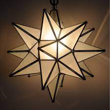 Glass Moravian Star Star Pendant Lighting Moravian Star Moravian Star Light