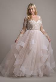 Plus size bridal gowns with color can be chosen to enhance a themed wedding. Category Plus Size Kleinfeld Bridal