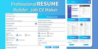 In a competitive job market, an attractive and comprehensive resume that showcases your skills can make all the d. Professional Resume Builder Job Cv Maker For Android Apk Download
