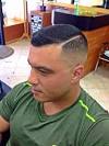 Mens Side Part Short