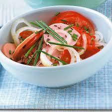 Tomaten Wurst Salat Rezept Kuchengotter