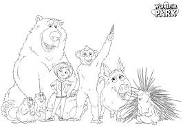 Jurassic park, jurassic park coloring pages, jurassic park coloring sheets, free. Happy Characters In Wonder Park Coloring Page Free Printable Coloring Pages For Kids