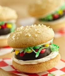 Mini Burger Cookies Recipe Mini Burgers Burger Cookies Food