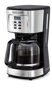 Advanced boiler for a perfectly hot cup of coffee. Black Decker 900w 12 Cup 24 Hours Programmable Coffee Maker With 1 5l Glass Carafe And Keep Warm Feature For Drip Coffee Mak Online Store