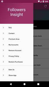 It also gives you insight on people who are mutual followers, people whom you are not following and even the recent unfollowers of your instagram profile. Followers Insight For Android Apk Download