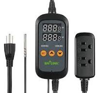 Digital Thermostat Controller Plug Heating Cooling 2-Stage Outlet BN-LINK