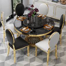 How to make stainless steel dining table design hello dear friends welcome to my channel rd khan if you are interested in our video please subscribe my. Stainless Steel Dining Room Set Home Furniture Minimalist Modern Marble Dining Table And 4 Chairs Mesa De Jantar Muebles Comedor Dining Room Sets Aliexpress