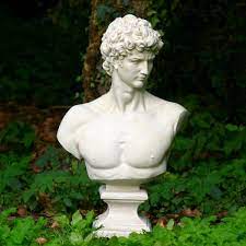Statue of octavian augustus the first roman emperor is ready to guard your garden! Classic Roman Greek God Bust Garden Statue