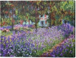 Young monet grew up in le havre, normandy. Leinwandbild Claude Monet Garten Des Kunstlers In Giverny Pixers Wir Leben Um Zu Verandern