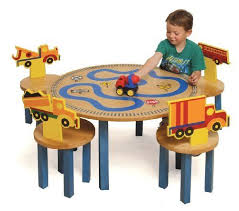Truck Table And Chair Set By Room Magic Via Amazon Com Kids Table And Chairs Childrens Table Kids Table Chair Set