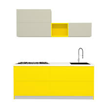 Set Bucatarie Mdf Vopsit Mat Galben Si Gri Deschis Corpuri Baza Cu Sertare Laboratorul De Mobila Lungime 1 95m Emag Ro