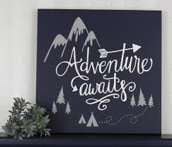 Adventure Awaits Sign Travel Nursery Decor Sign Etsy Adventure Awaits Nursery Nursery Signs Kids Nursery Decor