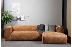 Woood Bean Leder Eckcouch Cognac Ecksofa Braun Rechts Ecksofa Braunes Ledersofa Ecksofas