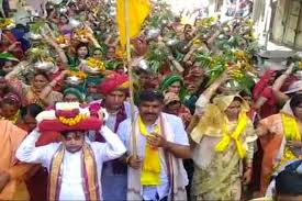 Kalash Yatra in Alwar: अलवर में महिलाओं ने निकाली कलश यात्रा, मंत्री  शकुंतला रावत भी हुई शामिल