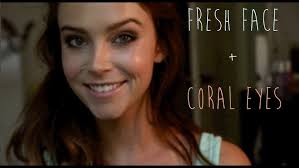 Fresh Face + Coral Eyes Makeup Tutorial
