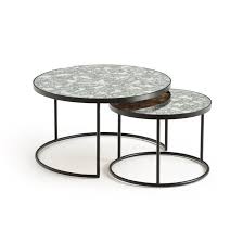 Check spelling or type a new query. Set Of 2 Lipstick Semi Nesting Coffee Tables Black La Redoute Interieurs La Redoute