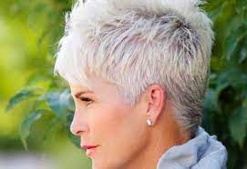 34 Flattering Short Haircuts For Older Women In 2021 Short Hair Styles Thick Hair Styles Short Spiky Haircuts