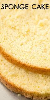 Simple Yellow Sponge Cake Recipe Easy Sponge Cake Recipe Sponge Cake Recipes Yellow Sponge Cake Recipe
