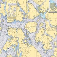 alaska coffman cove whale pass nautical chart decor