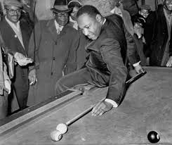 Martin Luther King Jr Playing Pool Dr Martin Luther King Jr Dr Martin Luther King Martin Luther King