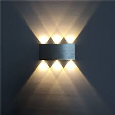 design wandleuchte 6w led wandlampe flurlampe wandstrahler warmweiss alu dhl wandlampe wandleuchte led wandlampen