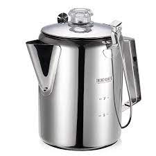Percolators are a fast and easy way to brew rich coffee. Outdoor 9 Cup Stainless Steel Percolator Coffee Pot Coffee Maker For Camping Home Kitchen Walmart Canada