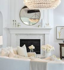 Home Tour Decor Gold Designs White Fireplace Surround White Fireplace Mantels Living Room Draperies