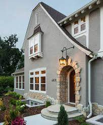 Our house gets a good amount of sun and shade. Gray Stucco House Ideas And Inspiration