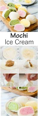 Mochi Ice Cream Recipe Food Recipes Food And Drink