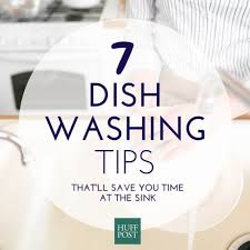 7 tips for hand washing dishes fast
