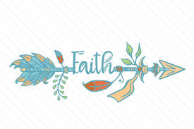 Faith Arrow Svg Cut Files Free Svg Files Funny Girls Holidays Halloween